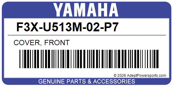 Yamaha F3X-U513M-02-P7 Cover, Front