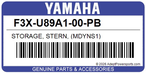 Yamaha F3X-U89A1-00-PB Storage, Stern, (Mdyns1)