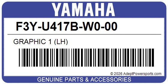 Yamaha F3Y-U417B-W0-00 Graphic 1 (Lh)