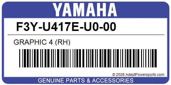 Yamaha F3Y-U417E-U0-00 Graphic 4 (Rh)