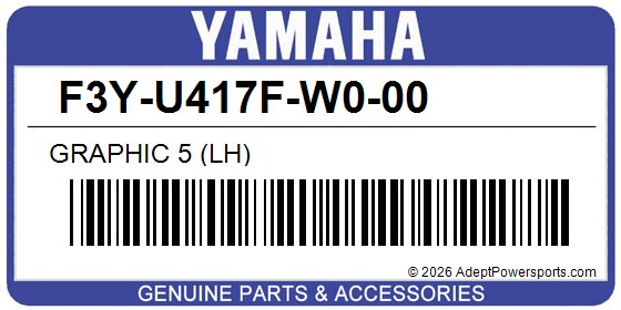 Yamaha F3Y-U417F-W0-00 Graphic 5 (Lh)