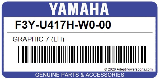 Yamaha F3Y-U417H-W0-00 Graphic 7 (Lh)