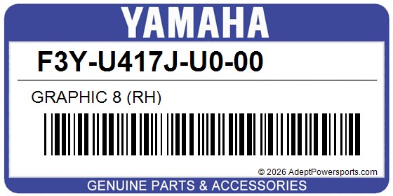 Yamaha F3Y-U417J-U0-00 Graphic 8 (Rh)