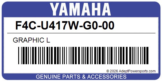 Yamaha F4C-U417W-G0-00 Graphic L