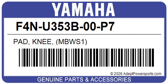 Yamaha F4N-U353B-00-P7 Pad, Knee, (Mbws1)