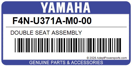Yamaha F4N-U371A-M0-00 Double Seat Assembly