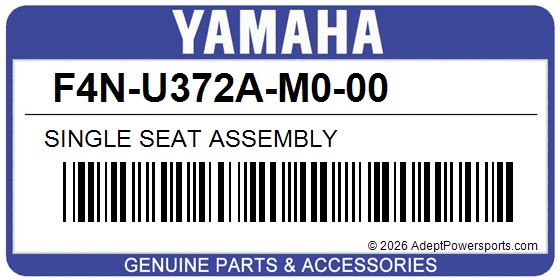 Yamaha F4N-U372A-M0-00 Single Seat Assembly