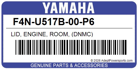 Yamaha F4N-U517B-00-P6 Lid, Engine, Room, (Dnmc)