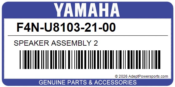 Yamaha F4N-U8103-21-00 Speaker Assembly 2
