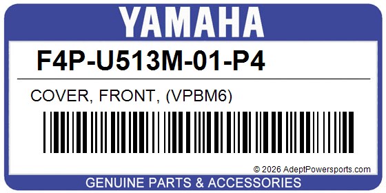 Yamaha F4P-U513M-01-P4 Cover, Front, (Vpbm6)