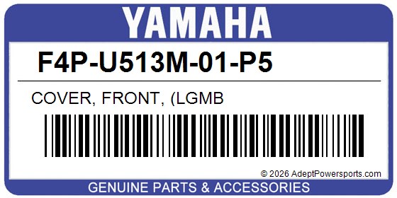 Yamaha F4P-U513M-01-P5 Cover, Front, (Lgmb