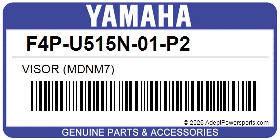 Yamaha F4P-U515N-01-P2 Visor (Mdnm7)
