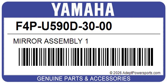 Yamaha F4P-U590D-30-00 Mirror Assembly 1