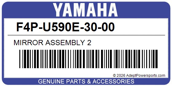 Yamaha F4P-U590E-30-00 Mirror Assembly 2