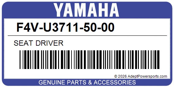 Yamaha F4V-U3711-50-00 Seat Driver