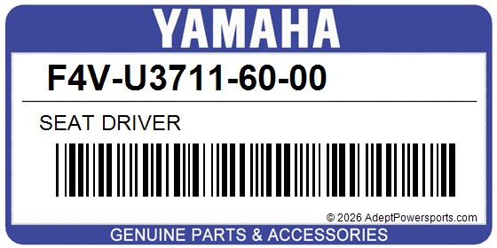 Yamaha F4V-U3711-60-00 Seat Driver