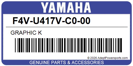 Yamaha F4V-U417V-C0-00 Graphic K