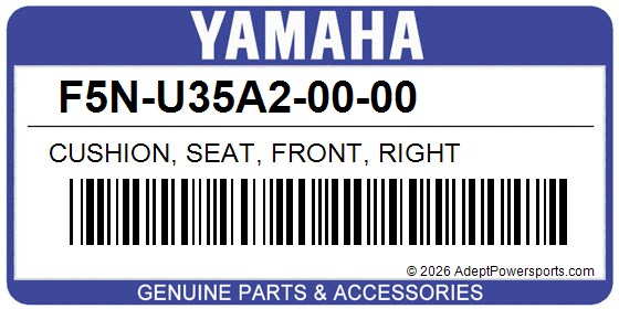 Yamaha F5N-U35A2-00-00 Cushion, Seat, Front, Right