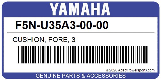 Yamaha F5N-U35A3-00-00 Cushion, Fore, 3