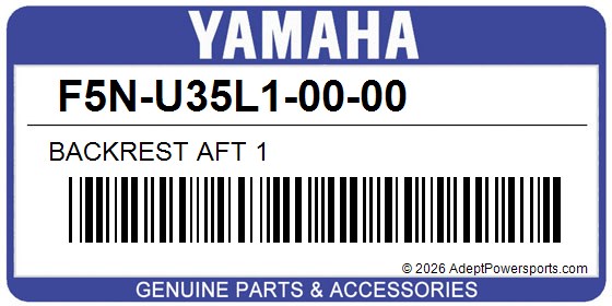 Yamaha F5N-U35L1-00-00 Backrest Aft 1