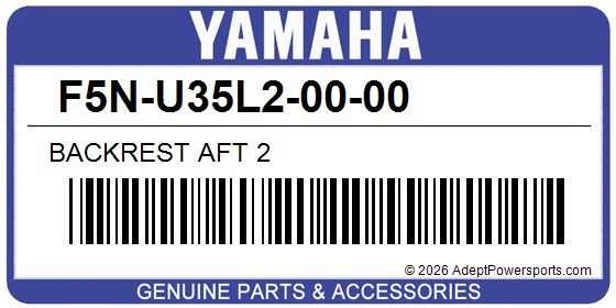 Yamaha F5N-U35L2-00-00 Backrest Aft 2