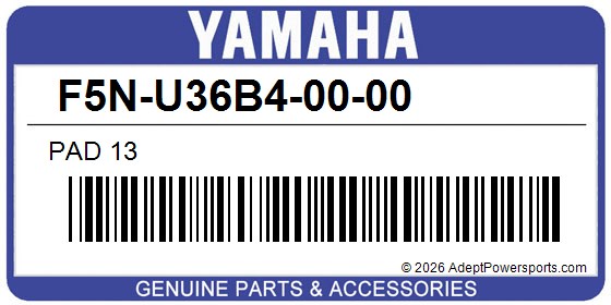 Yamaha F5N-U36B4-00-00 Pad 13