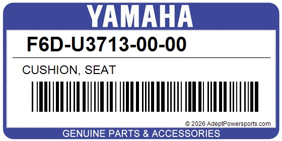 Yamaha F6D-U3713-00-00 Cushion, Seat