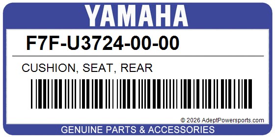 Yamaha F7F-U3724-00-00 Cushion, Seat, Rear