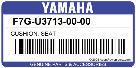 Yamaha F7G-U3713-00-00 Cushion, Seat