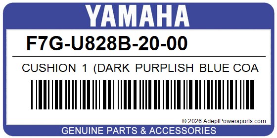 Yamaha F7G-U828B-20-00 Cushion 1 (Dark Purplish Blue Coat 8)