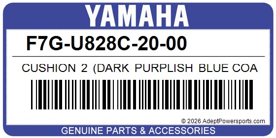 Yamaha F7G-U828C-20-00 Cushion 2 (Dark Purplish Blue Coat 8)
