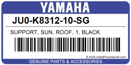 Yamaha JU0-K8312-10-SG Support, Sun, Roof, 1, Black