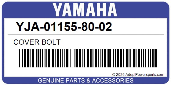 Yamaha YJA-01155-80-02 Cover Bolt