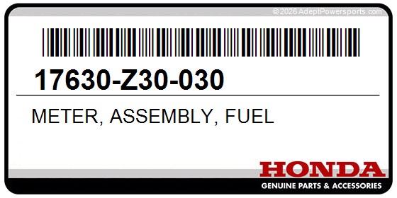 Honda 17630-Z30-030 Meter, Assembly, Fuel
