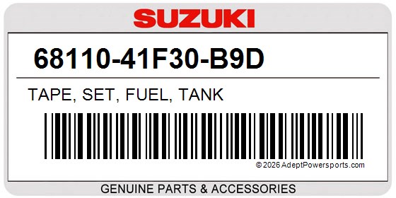 Suzuki 68110-41F30-B9D Tape, Set, Fuel, Tank