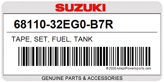 Suzuki 68110-32EG0-B7R Tape, Set, Fuel, Tank