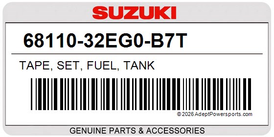 Suzuki 68110-32EG0-B7T Tape, Set, Fuel, Tank