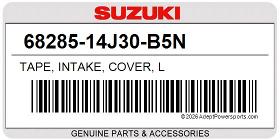 Suzuki 68285-14J30-B5N Tape, Intake, Cover, L