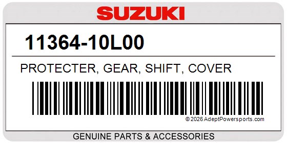 Suzuki 11364-10L00 Protecter, Gear, Shift, Cover