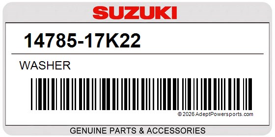 Suzuki 14785-17K22 Washer