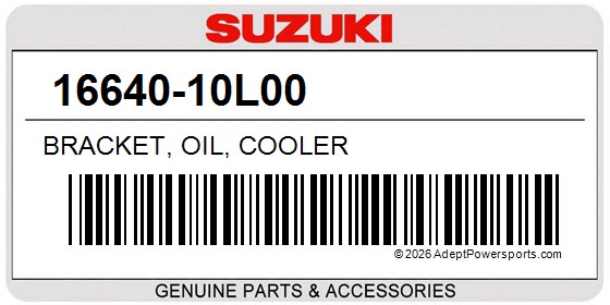 Suzuki 16640-10L00 Bracket, Oil, Cooler