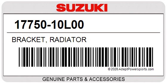 Suzuki 17750-10L00 Bracket, Radiator