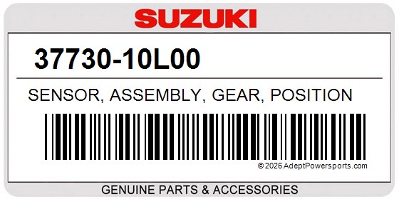 Suzuki 37730-10L00 Sensor, Assembly, Gear, Position