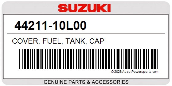 Suzuki 44211-10L00 Cover, Fuel, Tank, Cap