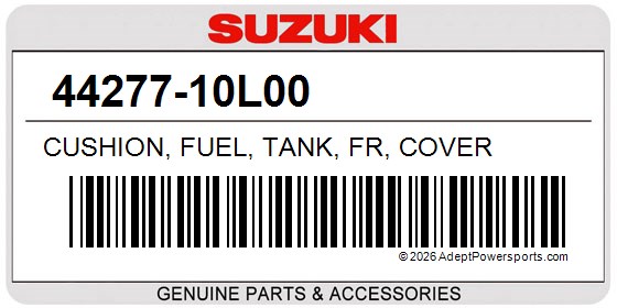 Suzuki 44277-10L00 Cushion, Fuel, Tank, Fr, Cover