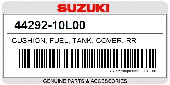 Suzuki 44292-10L00 Cushion, Fuel, Tank, Cover, Rr