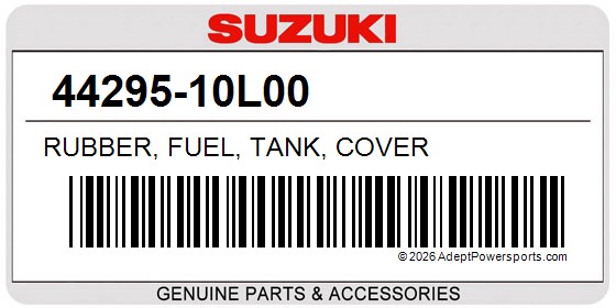 Suzuki 44295-10L00 Rubber, Fuel, Tank, Cover