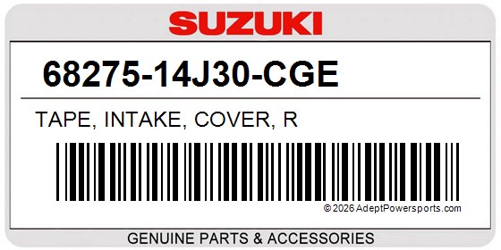 Suzuki 68275-14J30-CGE Tape, Intake, Cover, R