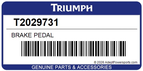 Triumph T2029731 Brake Pedal