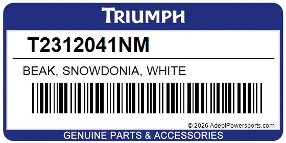 Triumph T2312041NM Beak, Snowdonia, White